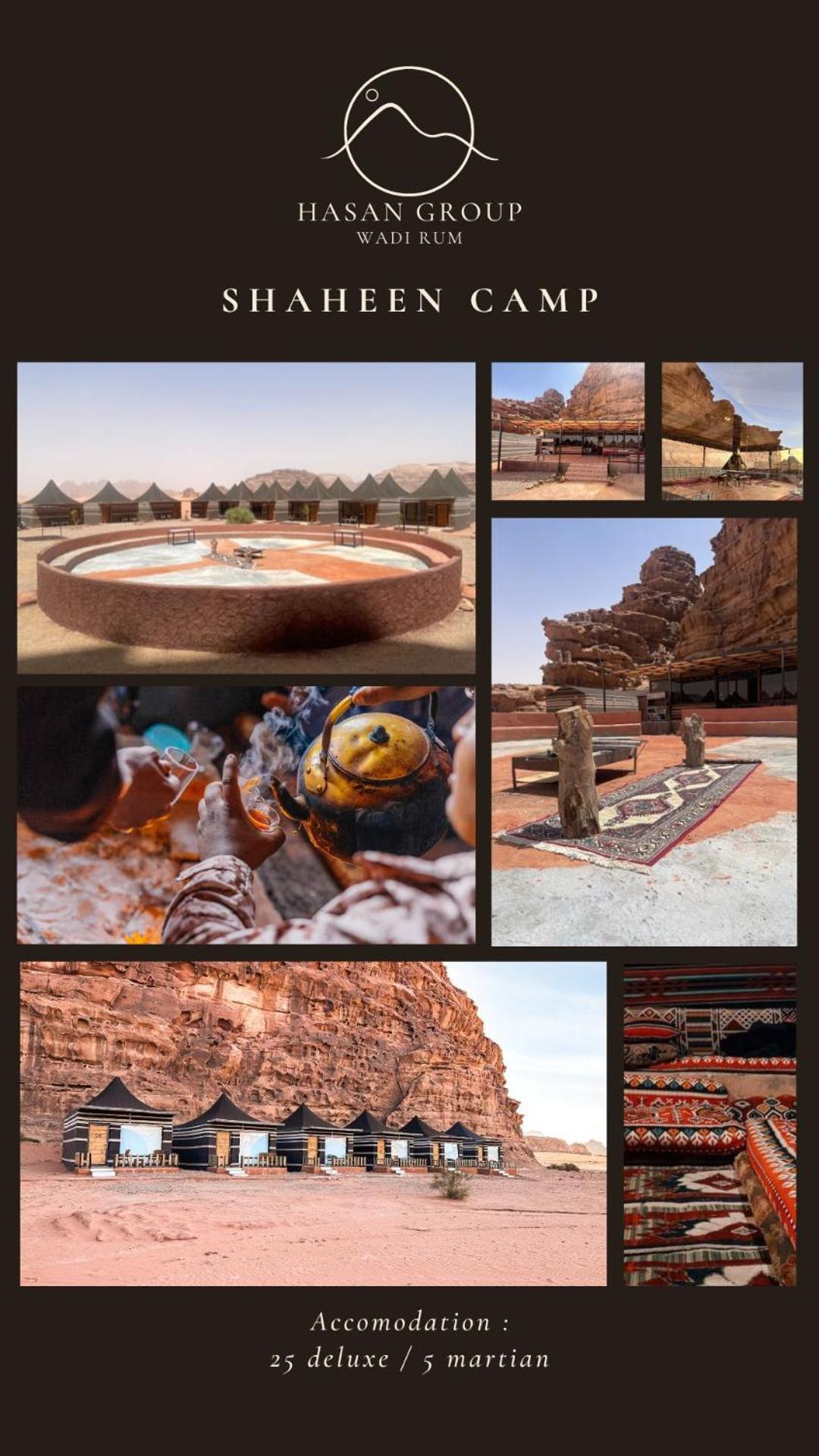 Campsite Shaheen Camp Wadi Rum